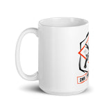 White glossy mug