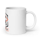 White glossy mug